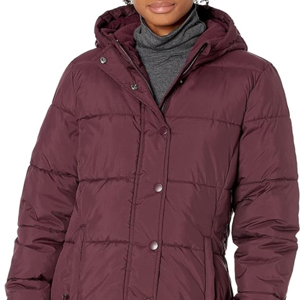 Amazon Essentials Women's Heavyweight Long-Sleeve Hooded Puffer Coat